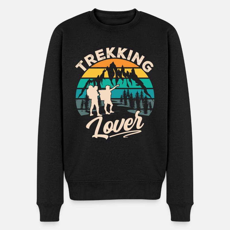 Trekking Lovers Randonneurs - Pull Premium bio Homme - noir