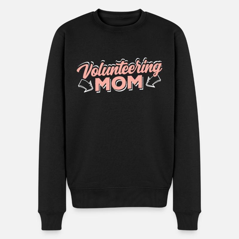 Ehrenamtliche Mutter Beruf Freiwillig Freiwilliger - Männer Premium Bio Pullover - Schwarz