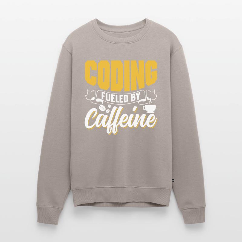 Programmieren Angetrieben Durch Koffein Coding Männer Premium Bio Pullover