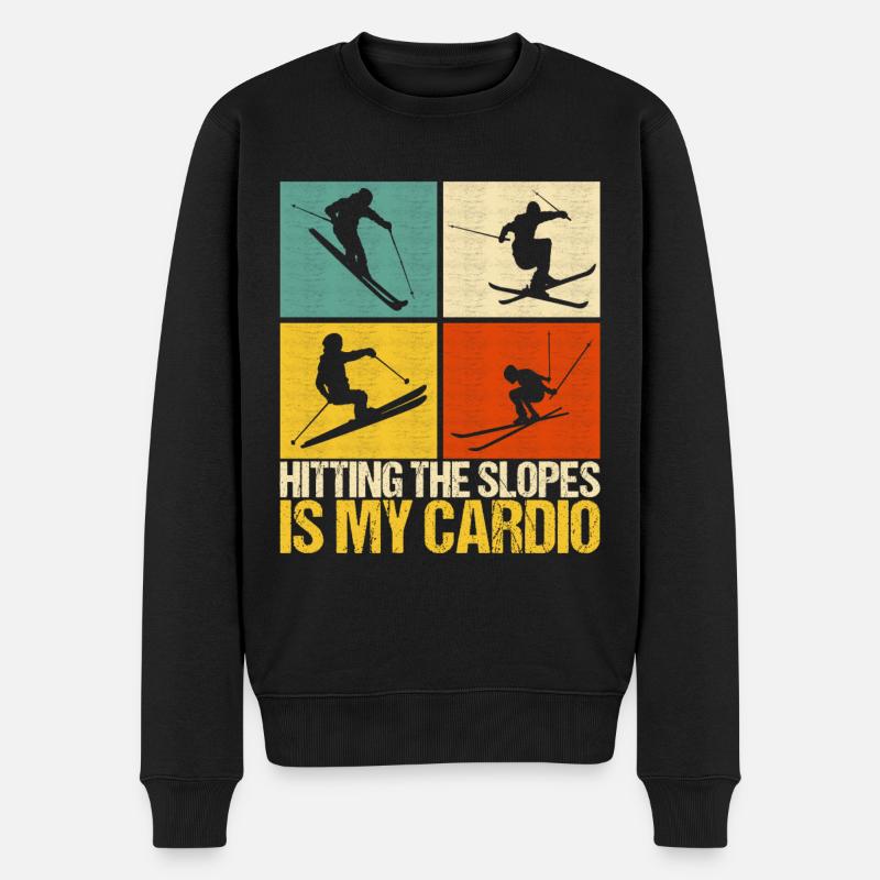 Skieurs - Pull Premium bio Homme - noir