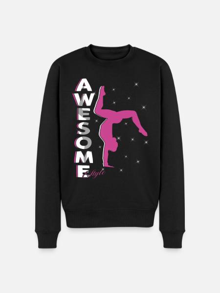 Great Style - Women's Gymnastic Dance - Men's Premium Organic Jumper - black