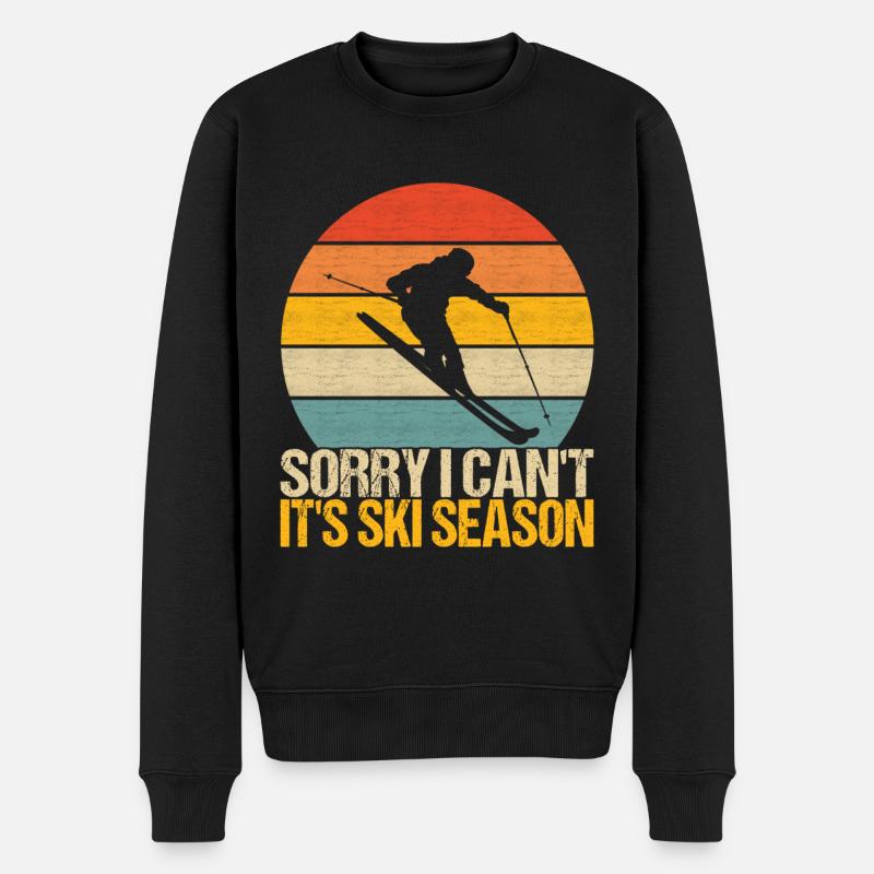 Skieurs - Pull Premium bio Homme - noir