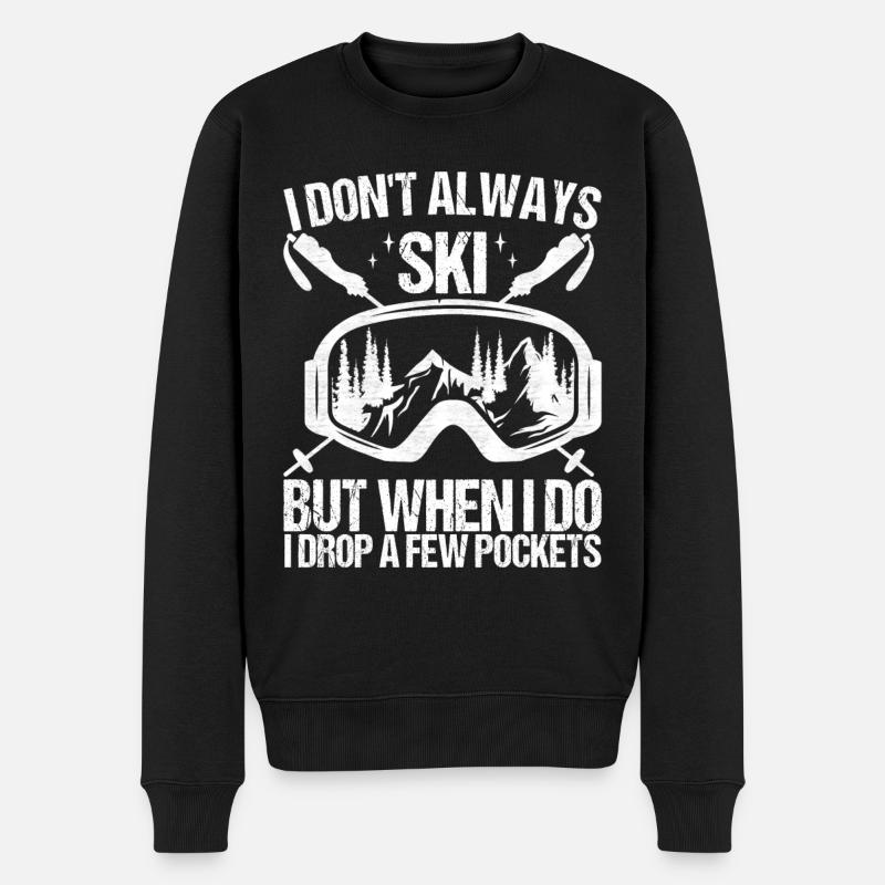 Skieurs - Pull Premium bio Homme - noir