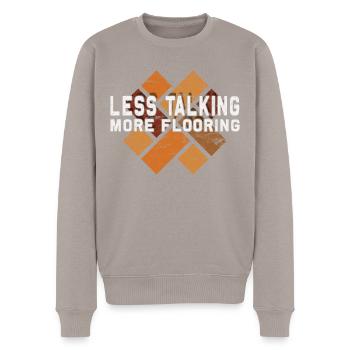 Flooring carpet installers - Men's Premium Organic Jumper - taupe - Front - Nico (187cm)
