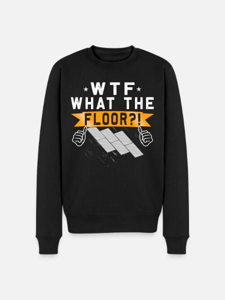 Flooring Installer - Men's Premium Organic Jumper - black