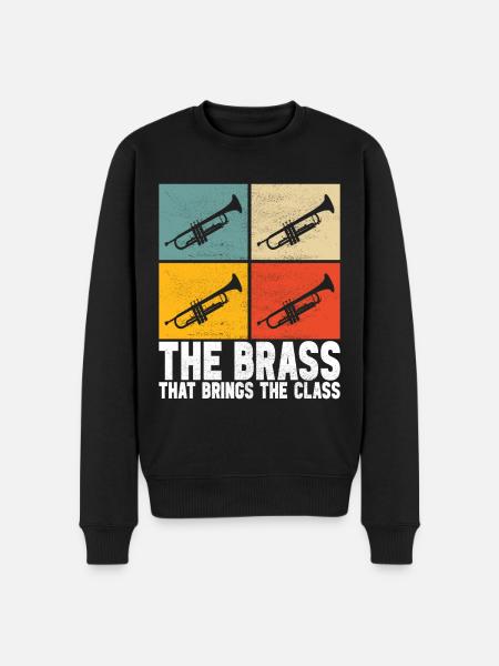 Trumpet Trumpet Player - Men's Premium Organic Jumper - black