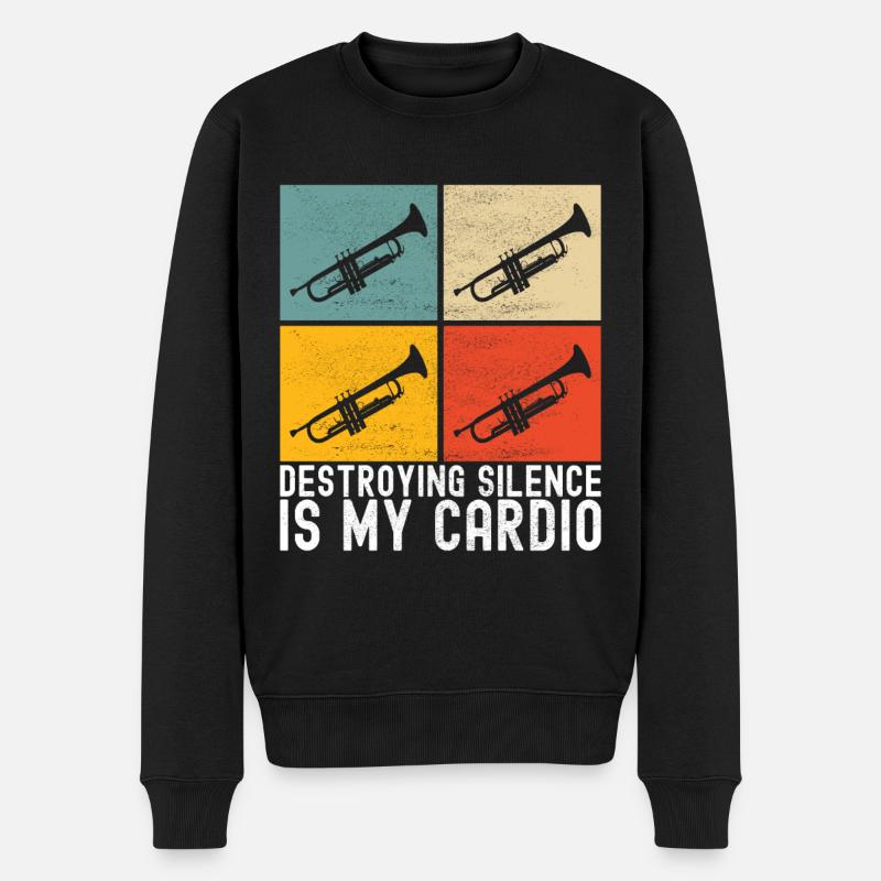 Trompettiste - Pull Premium bio Homme - noir