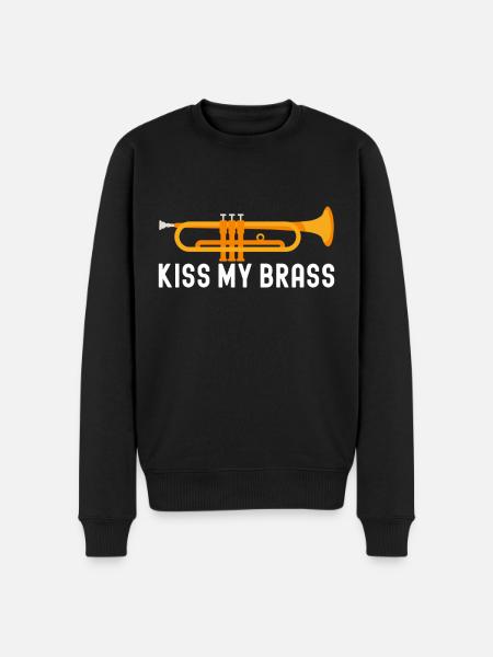 Trumpet Trumpet Player - Men's Premium Organic Jumper - black