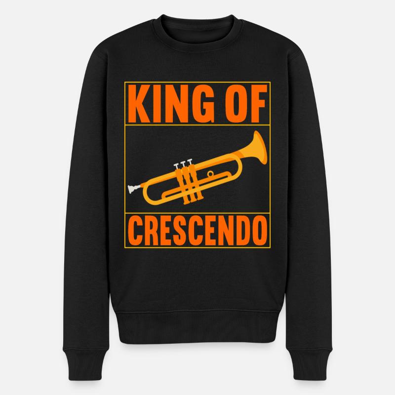 Trompettiste - Pull Premium bio Homme - noir