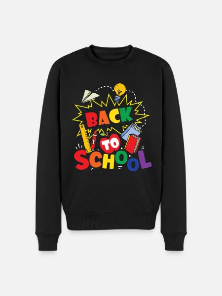 Back to School Teachers Back to School Back to School - Men's Premium Organic Jumper - black