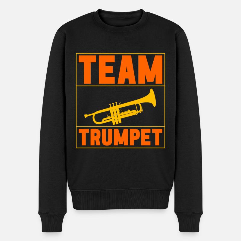Trompettiste - Pull Premium bio Homme - noir