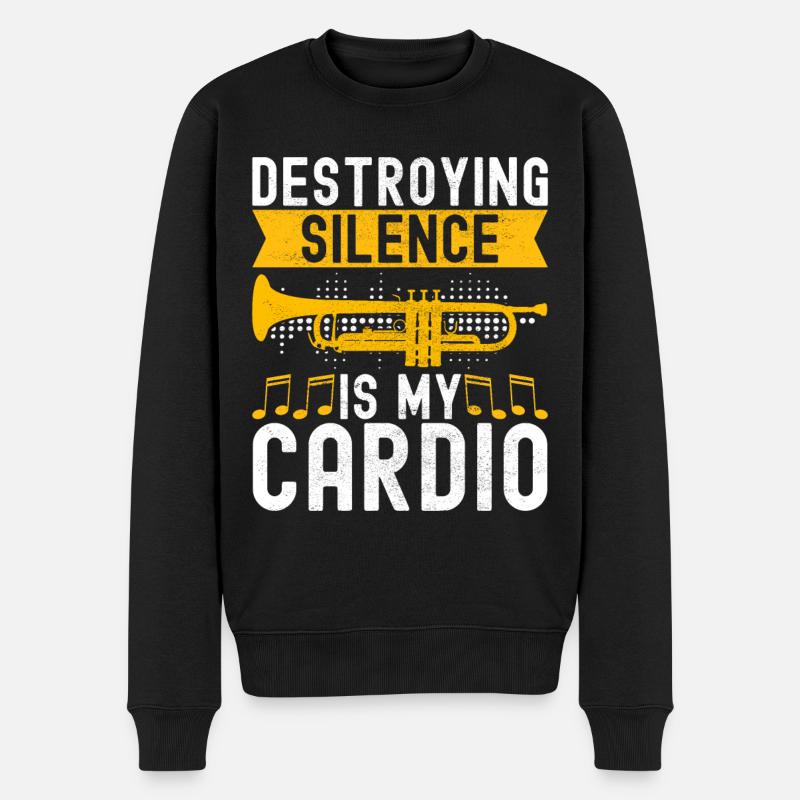 Trompettiste - Pull Premium bio Homme - noir