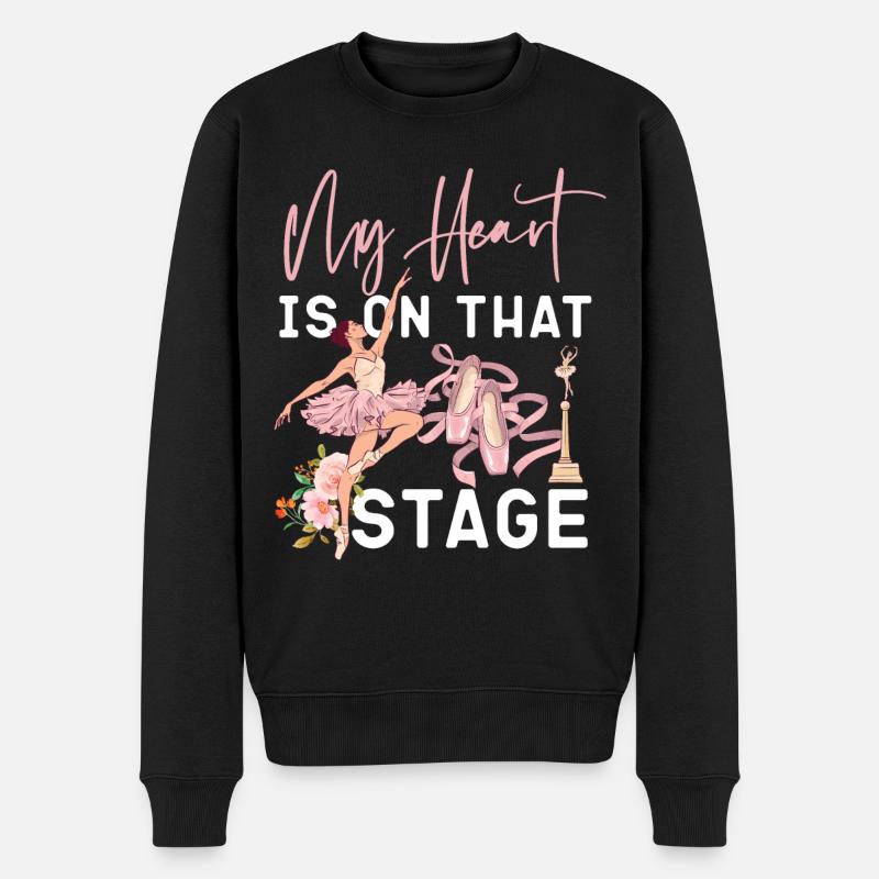 Ballet Danseuse Danse Ballerine - Pull Premium bio Homme - noir