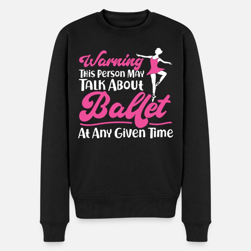 Ballet Danseuse Danse Ballerine - Pull Premium bio Homme - noir