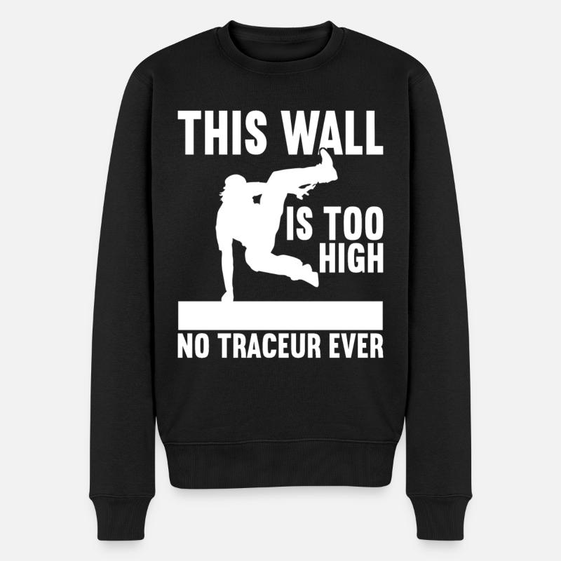 Parkour Freerunning - Männer Premium Bio Pullover - Schwarz