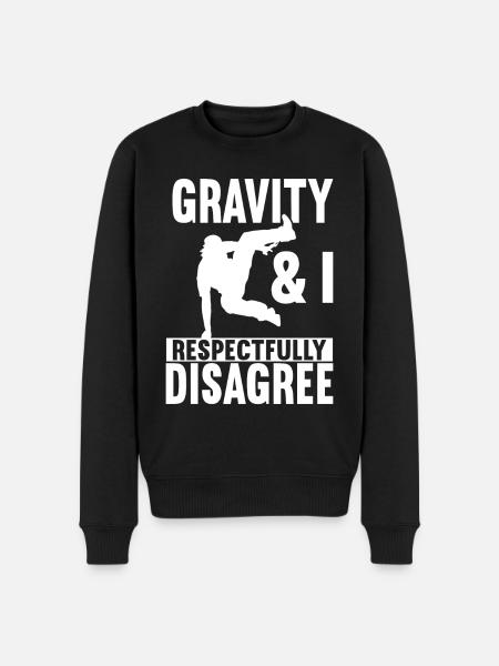 Parkour Freerunning - Men's Premium Organic Jumper - black