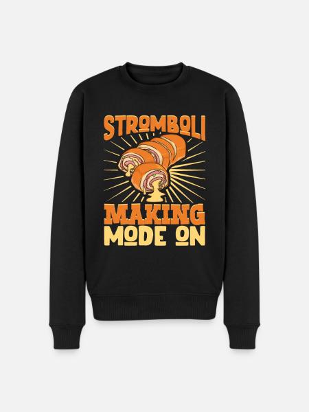 Stromboli Making Mode On - Stromboli - Männer Premium Bio Pullover - Schwarz