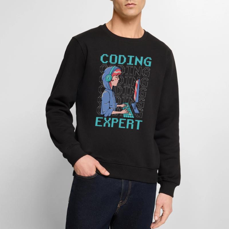 Programmeur Codeur Expert en programmation Pull Premium bio Homme