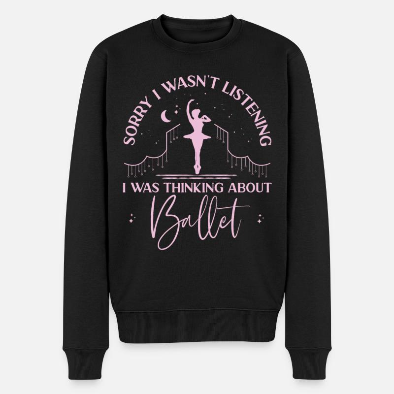 Ballet Danseuse Danse Ballerine - Pull Premium bio Homme - noir