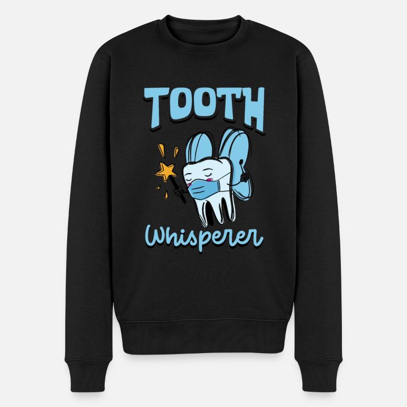 Tooth Whisperer - Assistant dentaire - Pull Premium bio Homme - noir