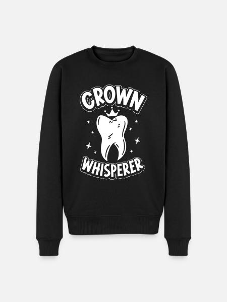 Crown Whisperer - Technicien dentaire - Pull Premium bio Homme - noir
