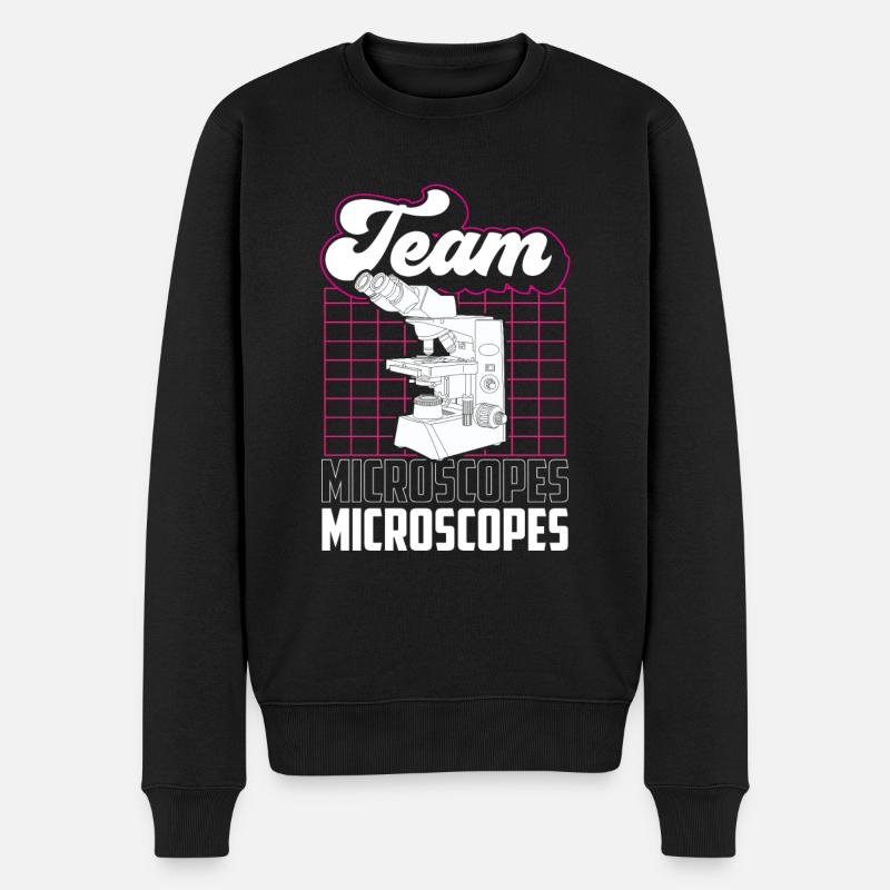 Équipe Microscopes Microscope Dictons Microscopes - Pull Premium bio Homme - noir