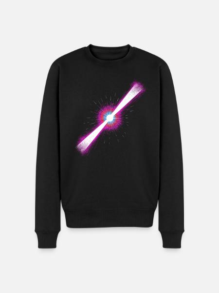 Gamma-ray burst - Men's Premium Organic Jumper - black