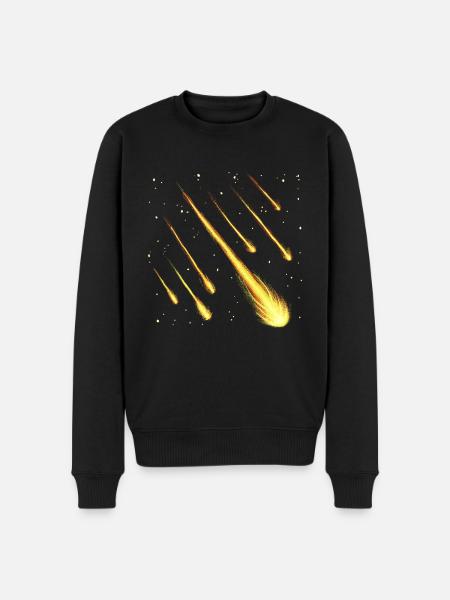 Shooting stars - Men's Premium Organic Jumper - black
