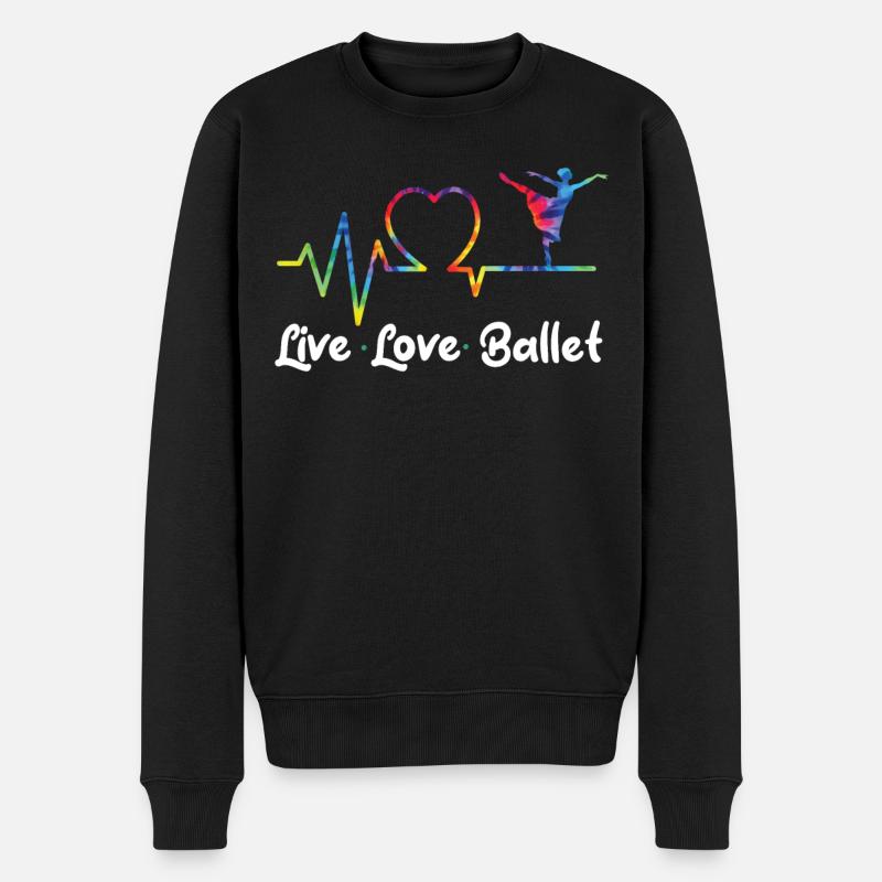 Ballet Danseuse Danse Ballerine - Pull Premium bio Homme - noir