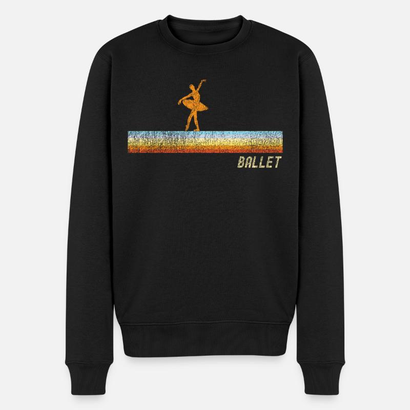 Ballet Danseuse Danse Ballerine - Pull Premium bio Homme - noir