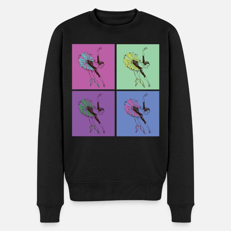 Ballet Danseuse Danse Ballerine - Pull Premium bio Homme - noir