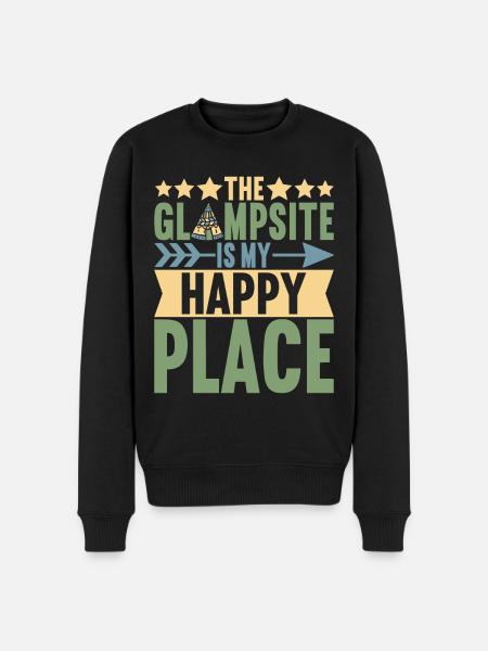 Glamping Glamper - Men's Premium Organic Jumper - black
