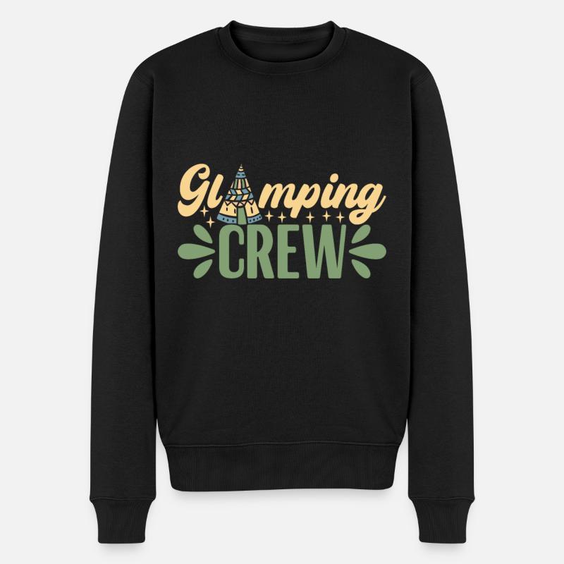 Glamping Glamper - Pull Premium bio Homme - noir