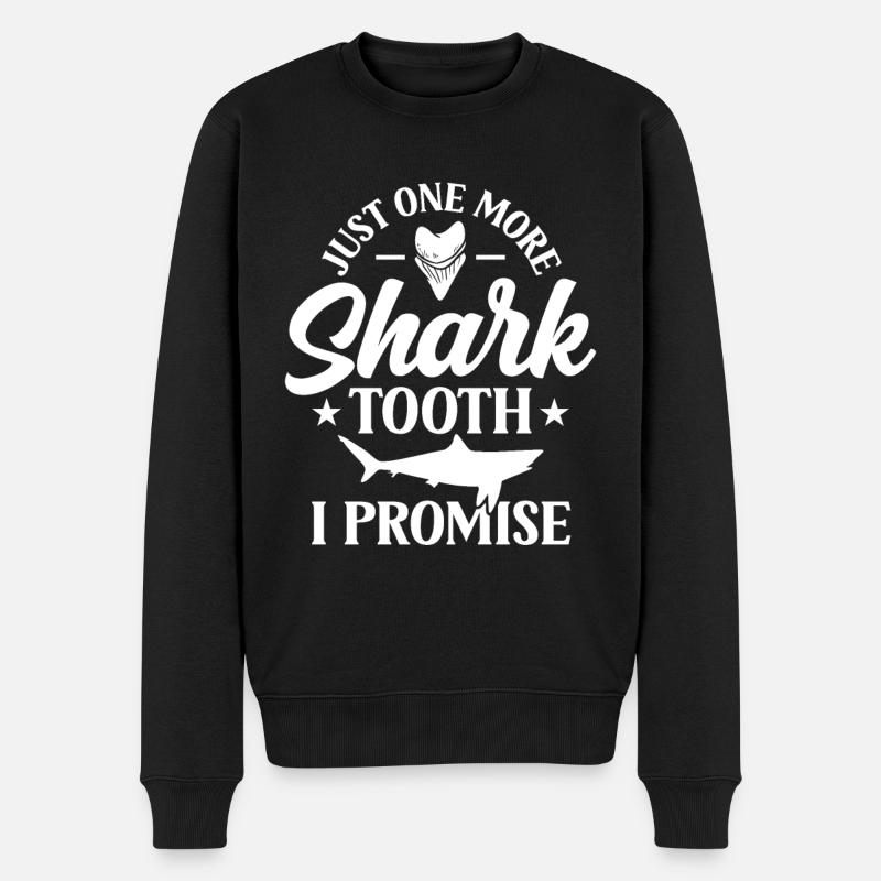 Une seule autre dent de requin promise aux requins dents de requin - Pull Premium bio Homme - noir