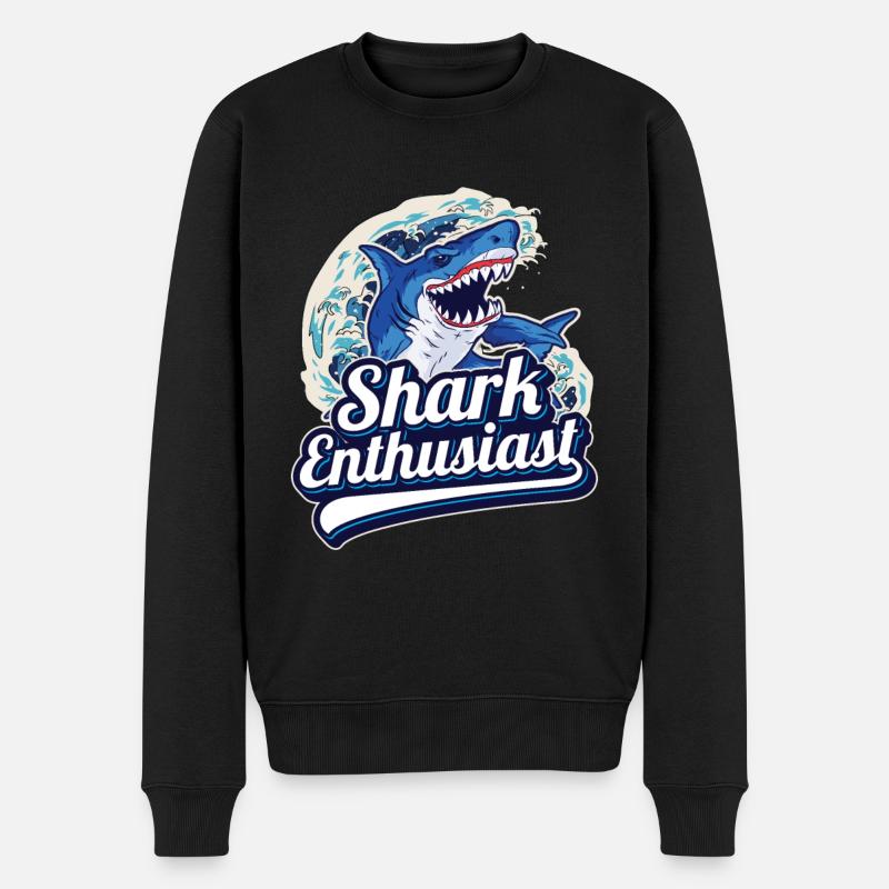 Shark Enthusiast Shark Shark Diving Sharks Shark Tooth - Pull Premium bio Homme - noir