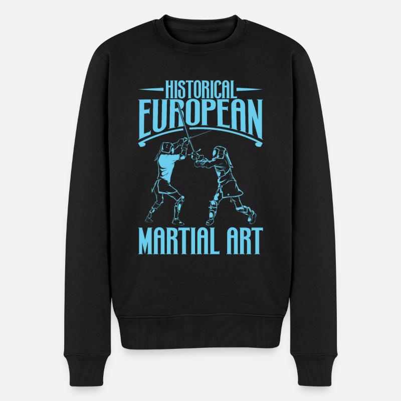 Combat à l’épée - HEMA - Pull Premium bio Homme - noir