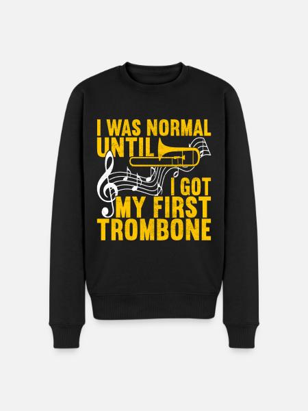 Posaune Trombone - Men's Premium Organic Jumper - black