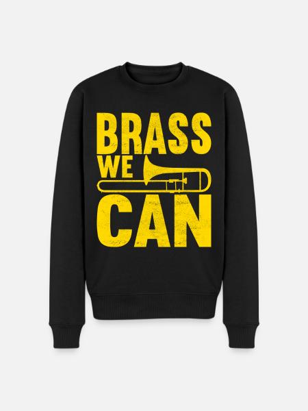 Posaune Trombone - Men's Premium Organic Jumper - black