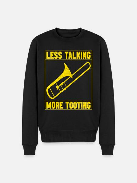 Posaune Trombone - Men's Premium Organic Jumper - black