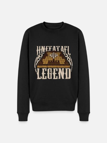 Hnefatafl Legend - Men's Premium Organic Jumper - black
