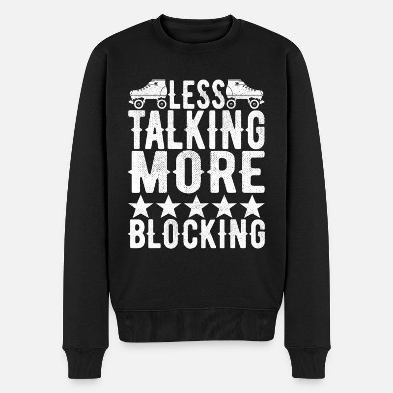 Roller derby - Pull Premium bio Homme - noir