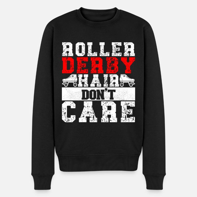 Roller derby - Pull Premium bio Homme - noir