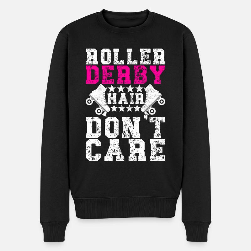 Roller derby - Pull Premium bio Homme - noir