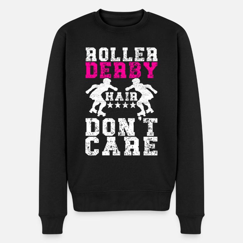 Roller derby - Pull Premium bio Homme - noir