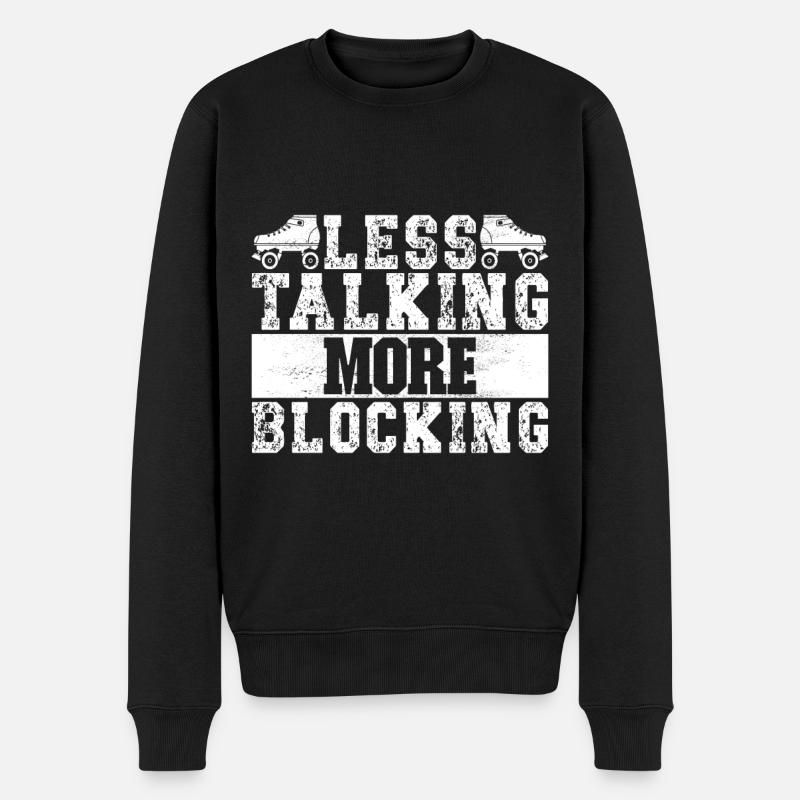 Roller derby - Pull Premium bio Homme - noir