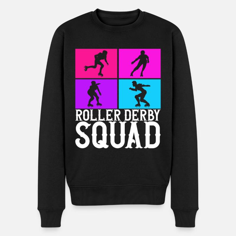 Roller derby - Pull Premium bio Homme - noir