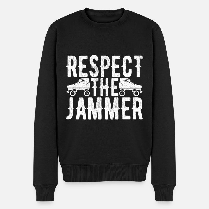 Roller derby - Men's Premium Organic Jumper - black