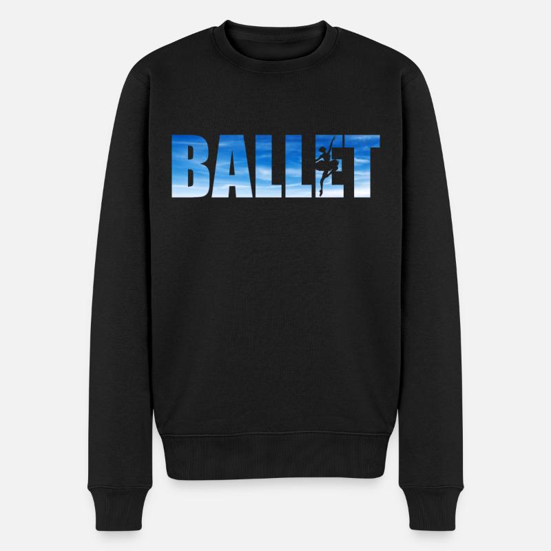 Ballet Danseuse Danse Ballerine - Pull Premium bio Homme - noir