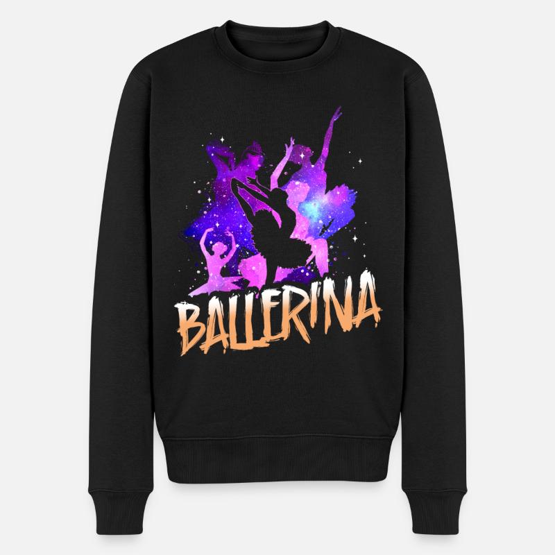Ballet Danseuse Danse Ballerine - Pull Premium bio Homme - noir