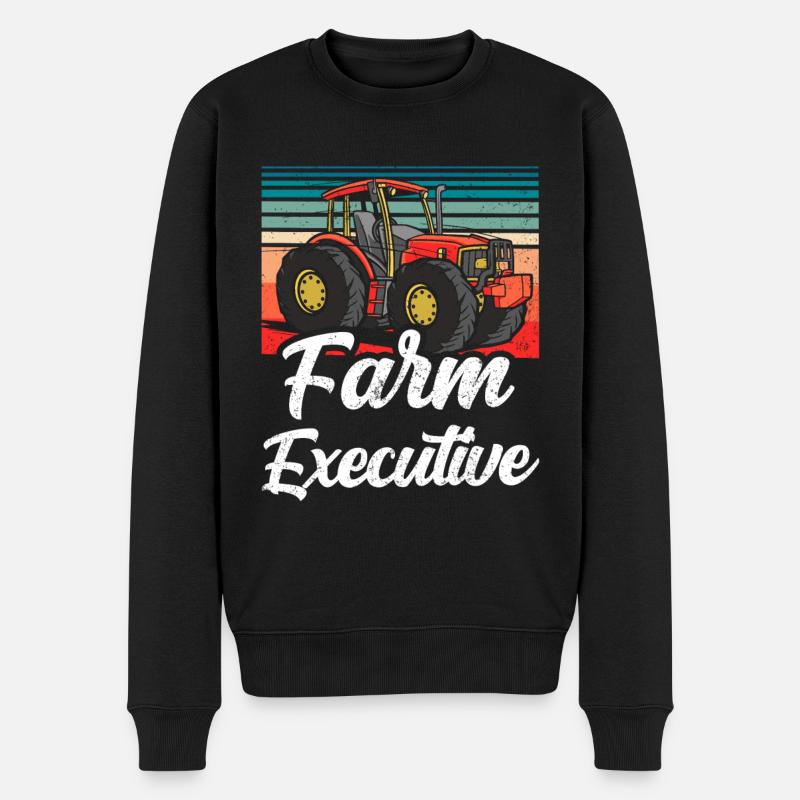 Chef Fermier Agriculteur - Pull Premium bio Homme - noir
